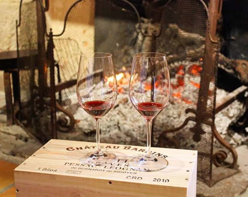 Cata de vinos en el Château Bardins