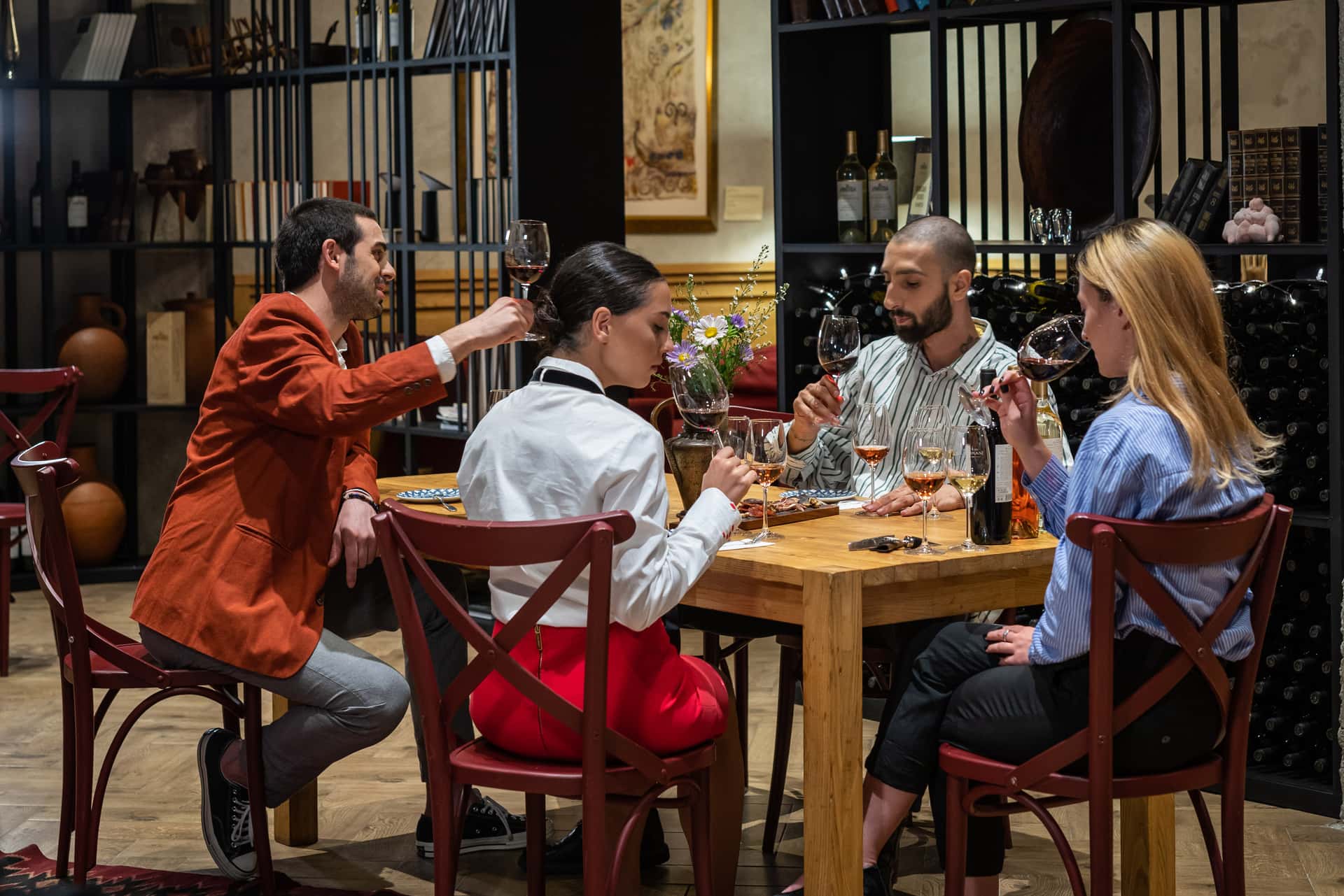 Meisterklasse – Weindegustation – 7 Weine im Château Mukhrani