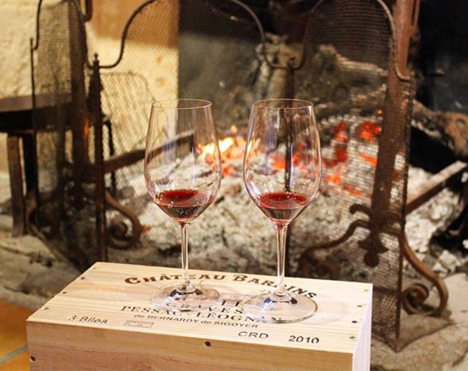 Weinprobe im Château Bardins Foto 2