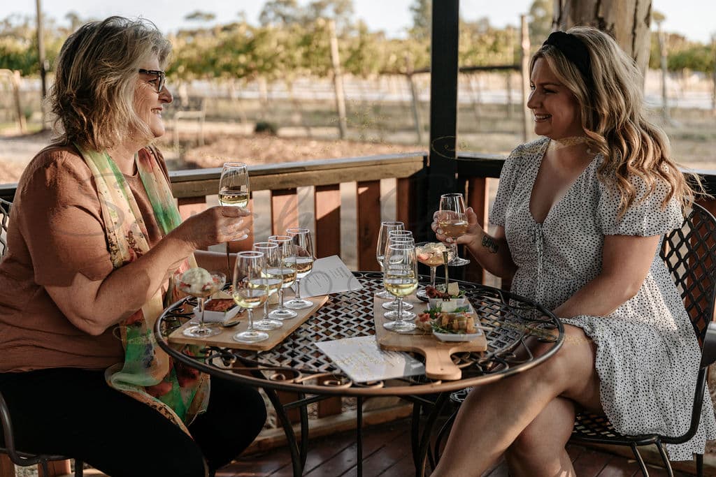 Voo de vinho vertical Vermentino na Barangaroo Boutique Wines