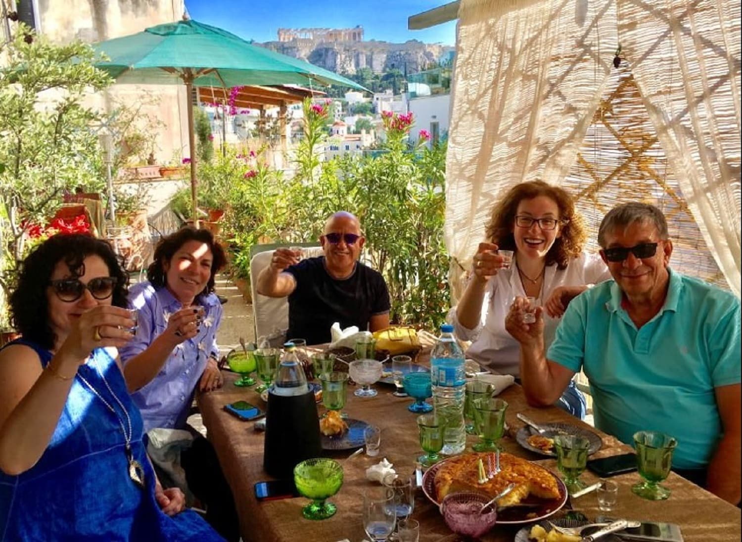 Deliciosa cena griega con vistas a la Acrópolis foto 2