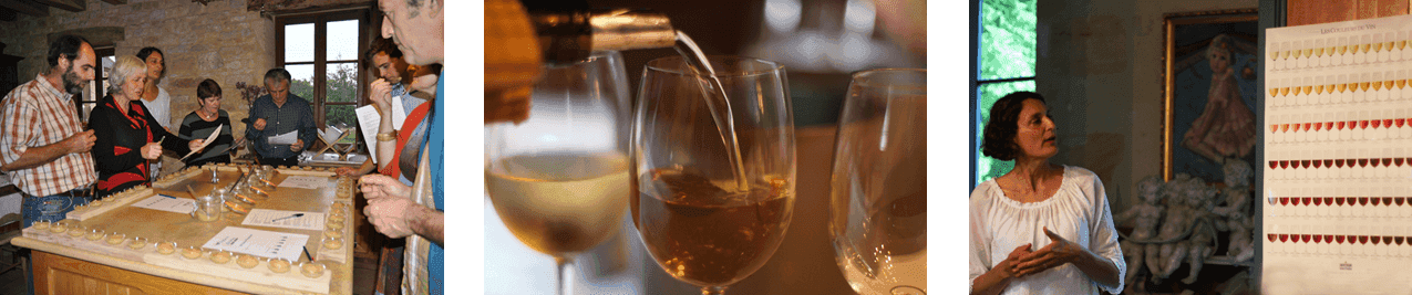 Weinprobe und Tour im Château Bardins