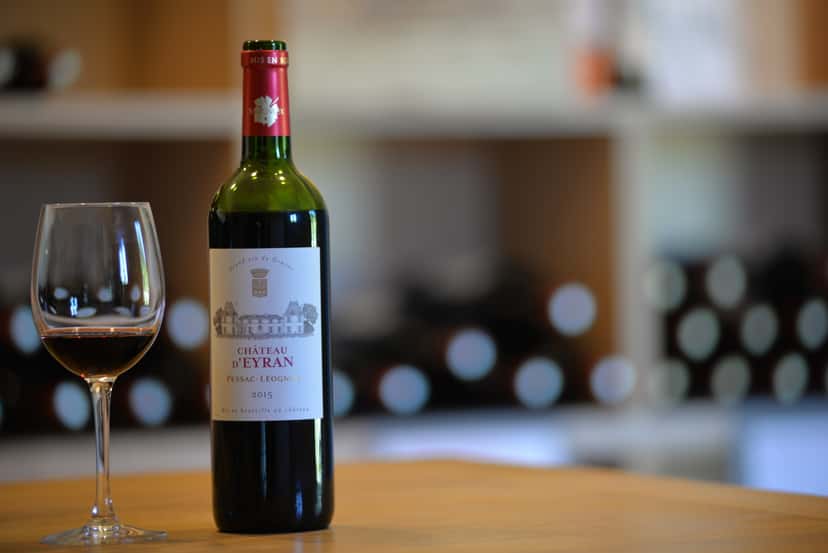 Barrel Wine provning på Château d'Eyran
