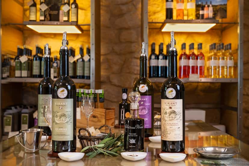 Degustação de vinhos e tour no Château Virant