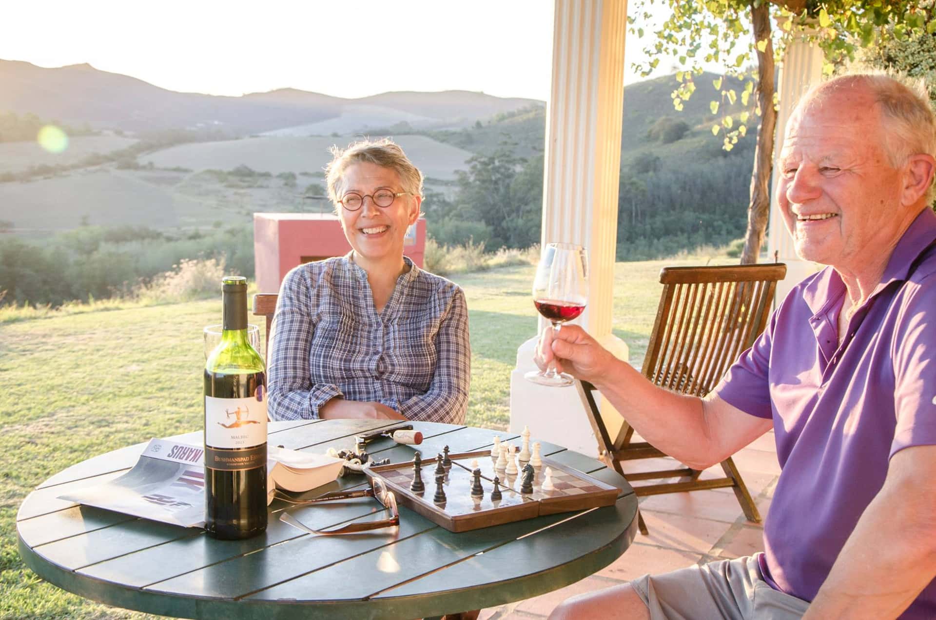 Cata de vinos y visita guiada a Bushmanspad Estate