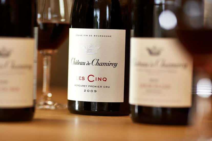 Weinprobe im Château De Chamirey
