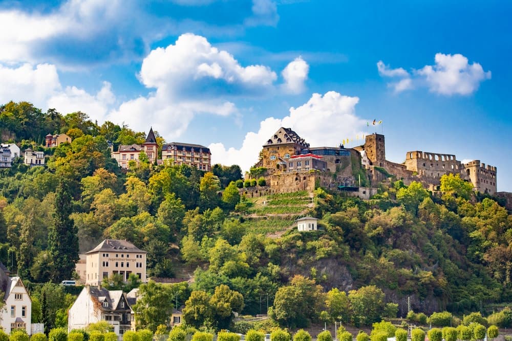 Landscape around Rheinfels Castle, Germany