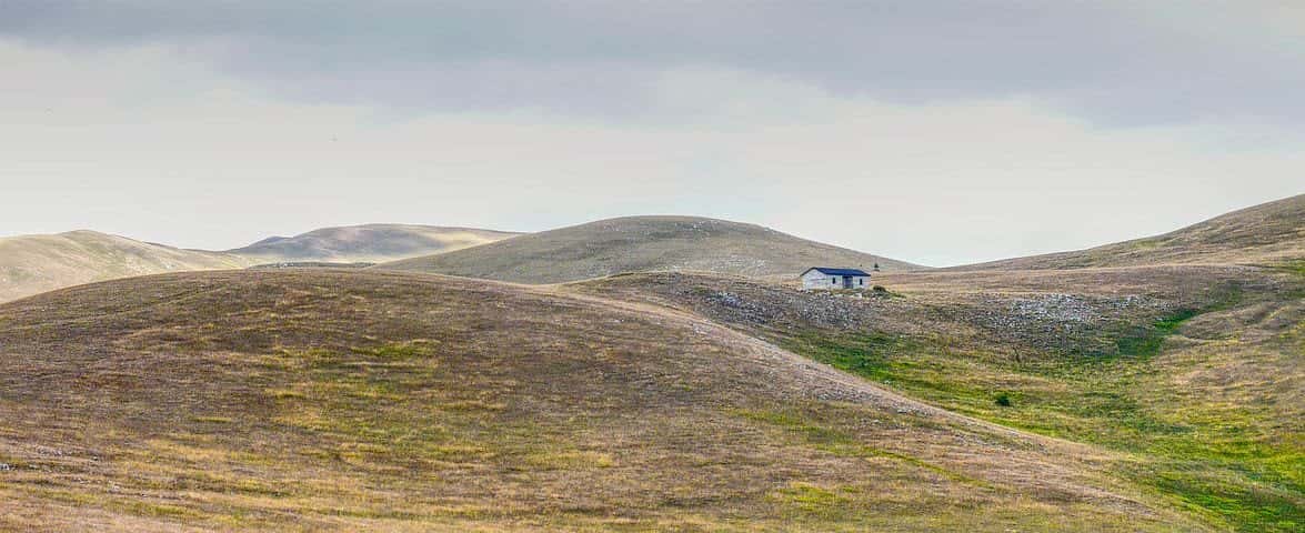 Paisagem de uma região vinícola