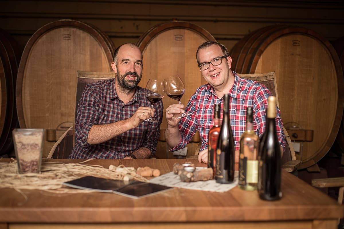 Degustação de vinhos e visita guiada ao Weingut Kriechel para grupos de pelo menos 10 pessoas