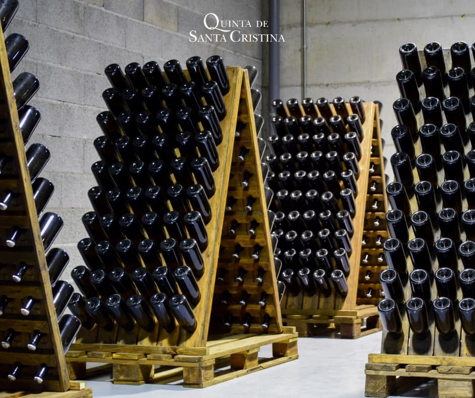 Dégustation de vins mousseux à la Quinta de Santa Cristina