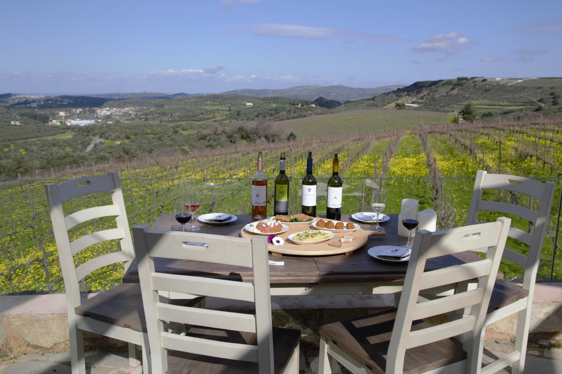 Degustação de vinhos Three Sisters