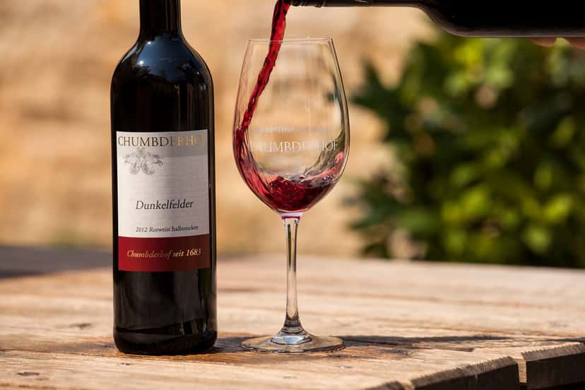 Cata de vinos y visita guiada en línea en Chumbderhof