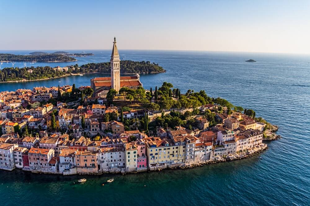Altstadt von Rovinj, Weinregion Istrien, Kroatien