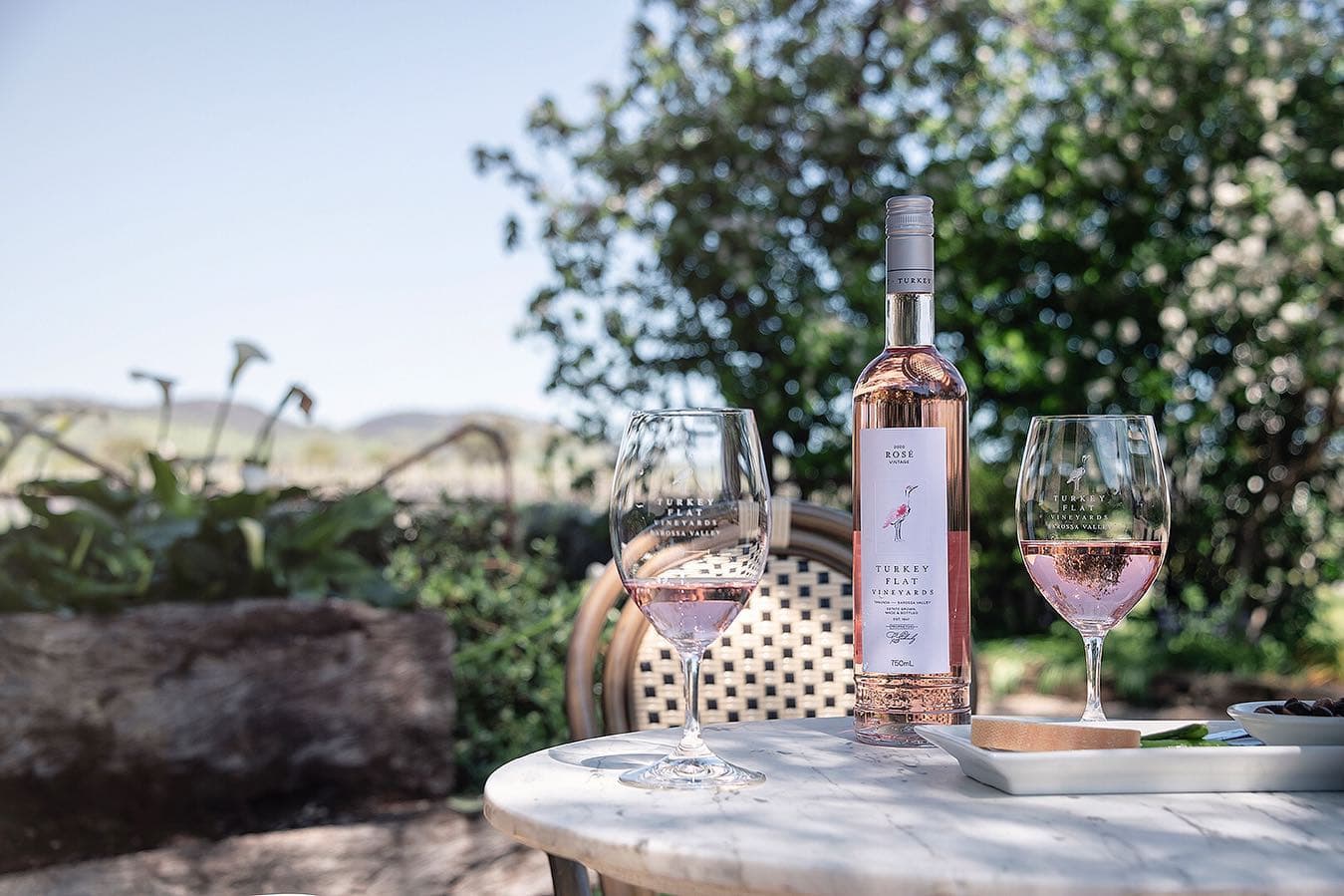 Premium-Weinprobe bei Turkey Flat Vineyards