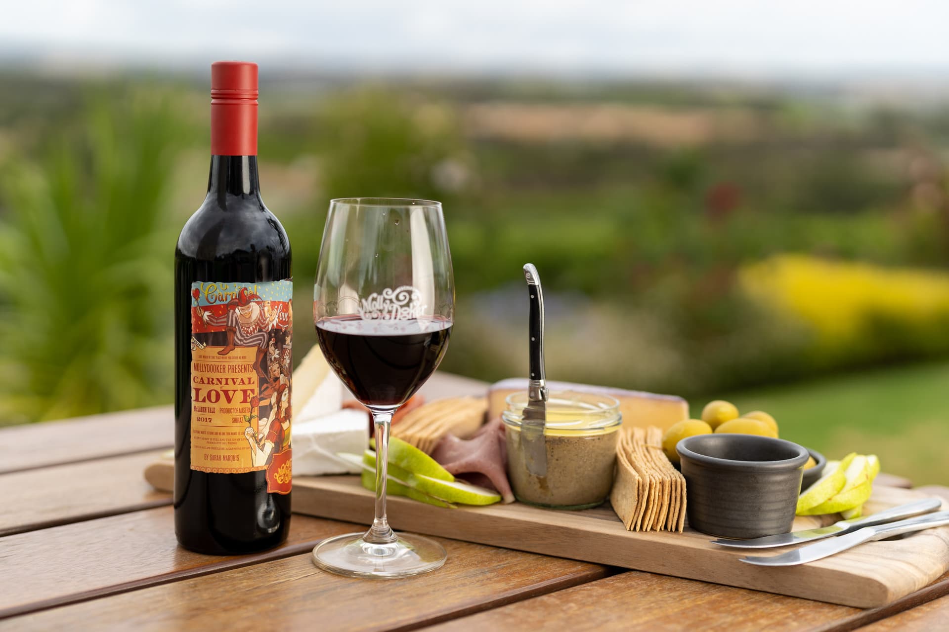 Degustação de vinhos premium na Mollydooker Wines