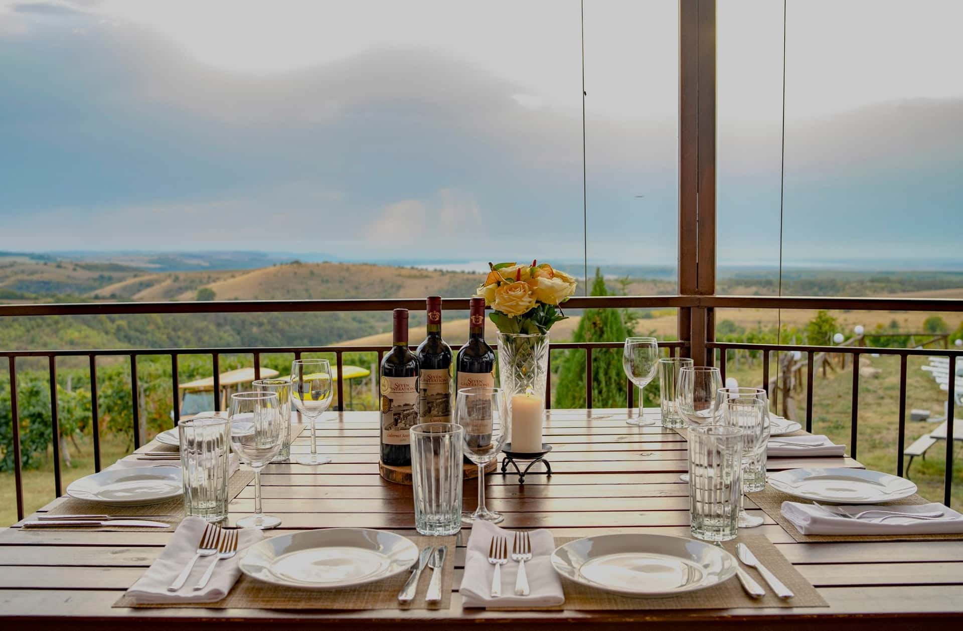 Degustação de vinhos e tour na Seven Generations Winery