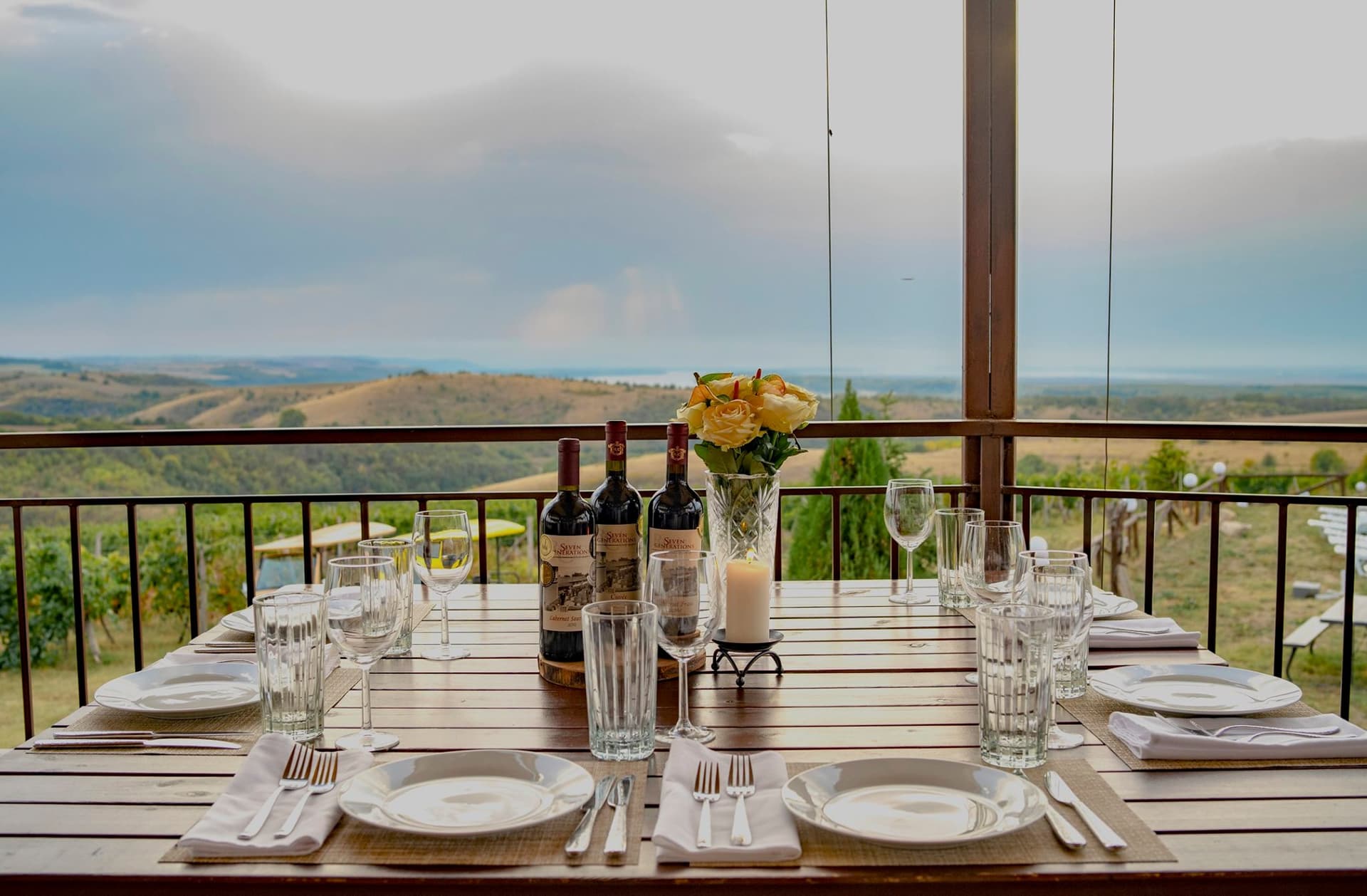 Degustação de vinhos e tour na Seven Generations Winery