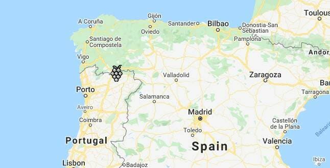 Transmontano (Tras-os-Montes) Wine Region Map