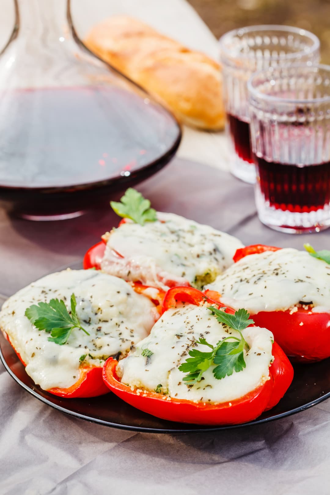 Carmenere Stuffed Peppers Food Pairing