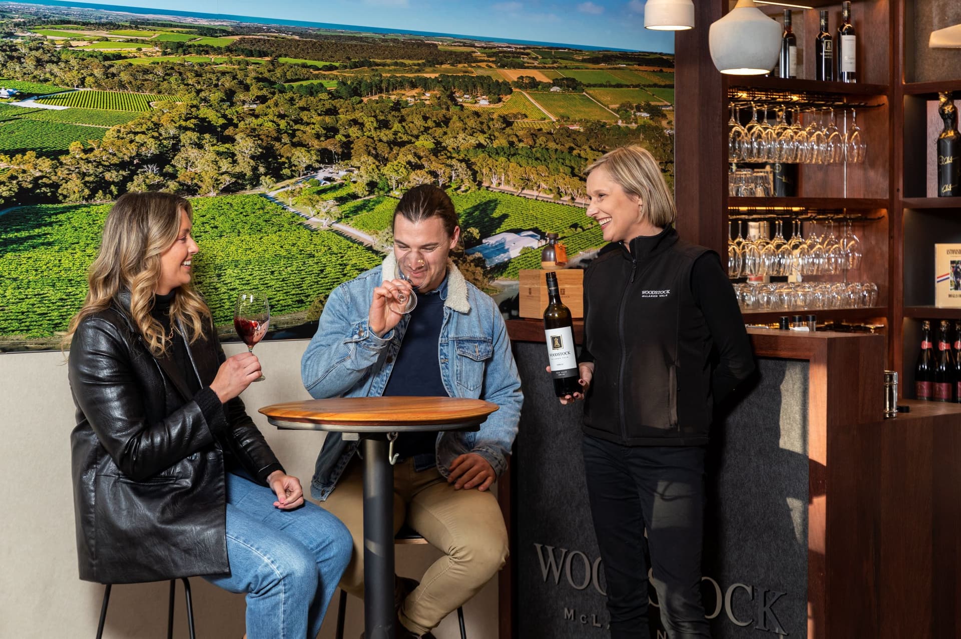 Vinprovning på Woodstock Wine Estate