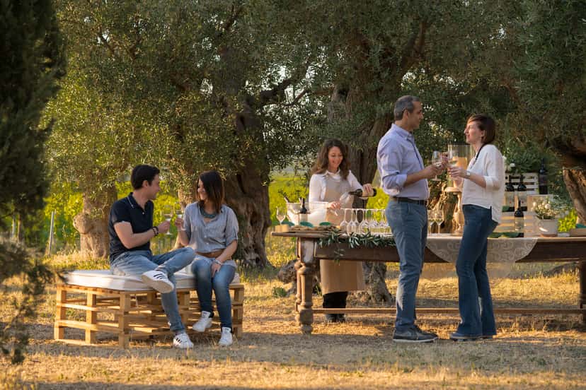 Visita e degustação com almoço/jantar leve na Masseria Amastuola