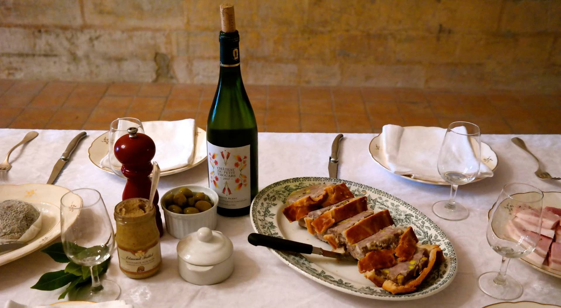 Weinprobe im Château du Petit Thouars