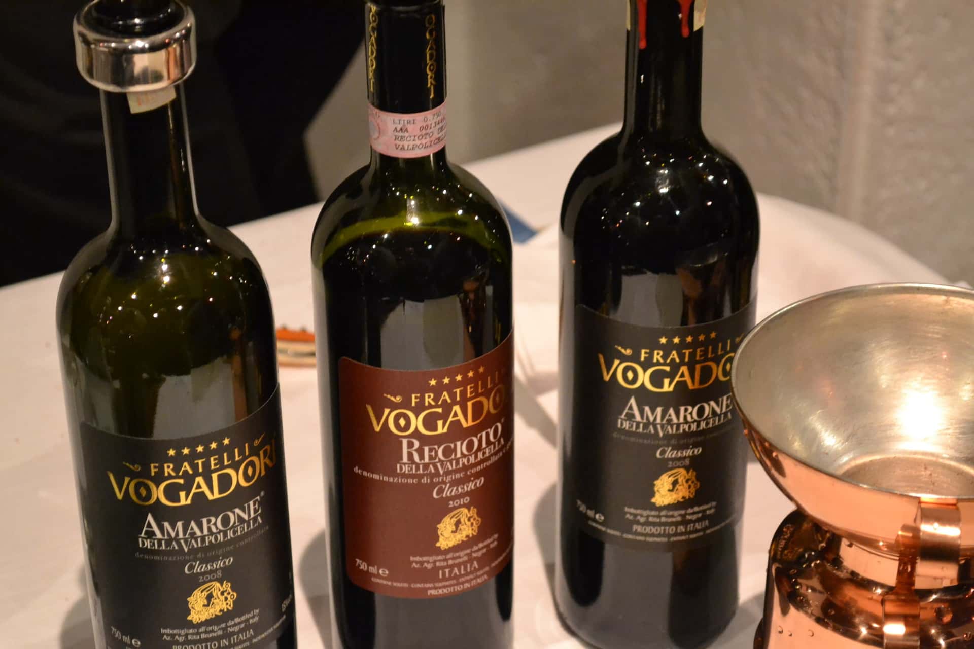 Experiência Amarone na Família Vogadori