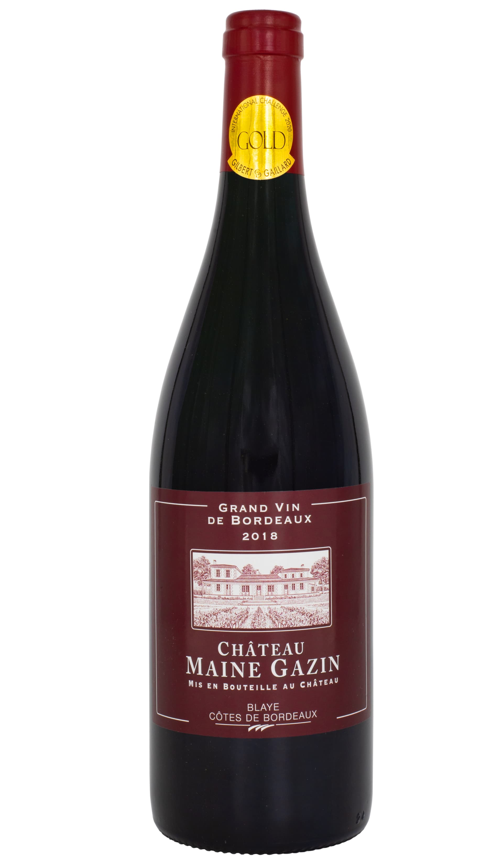 Chateau Maine Gazin AOC Blaye Cotes de Bordeaux Red - Chateau Maine Gazin