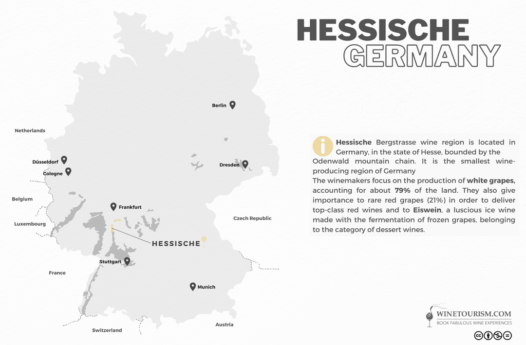Hessische Wine Map