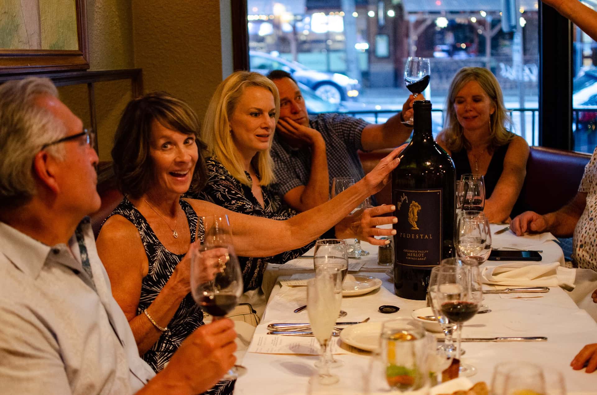 Degustazione portfolio presso Long Shadows Vintners