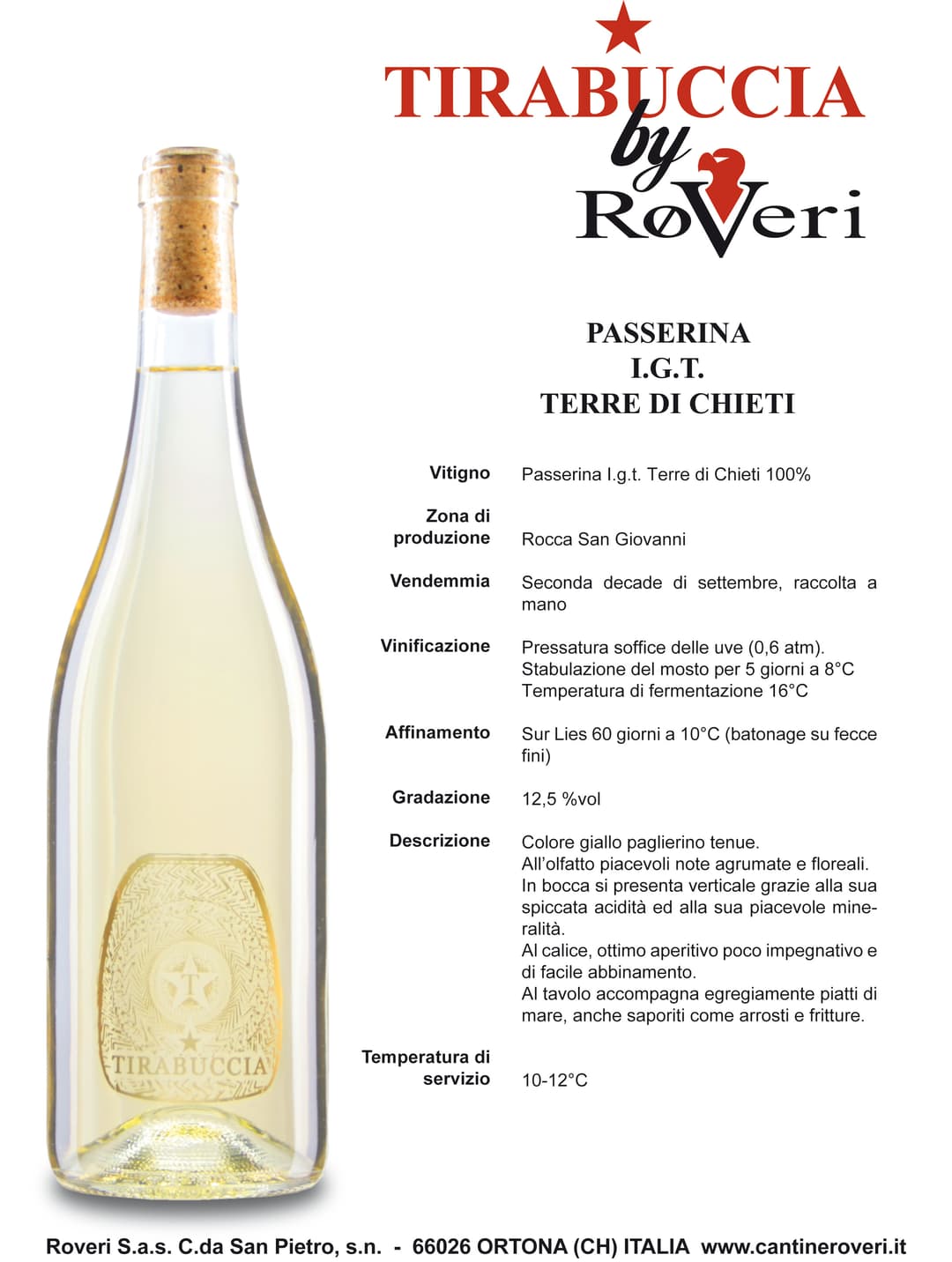 PASSERINA-TIRABUCCIA - Cantine Roveri