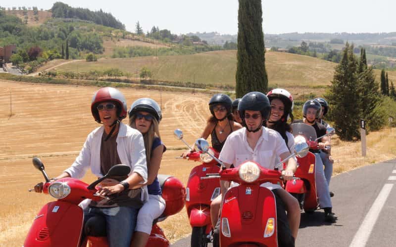 Recorrido en Vespa por la zona de Chianti desde Siena