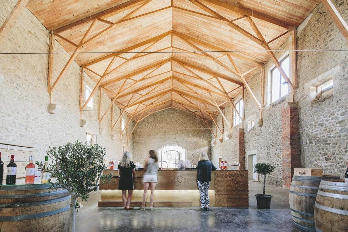 Prestigevinprovning på Château de Paraza