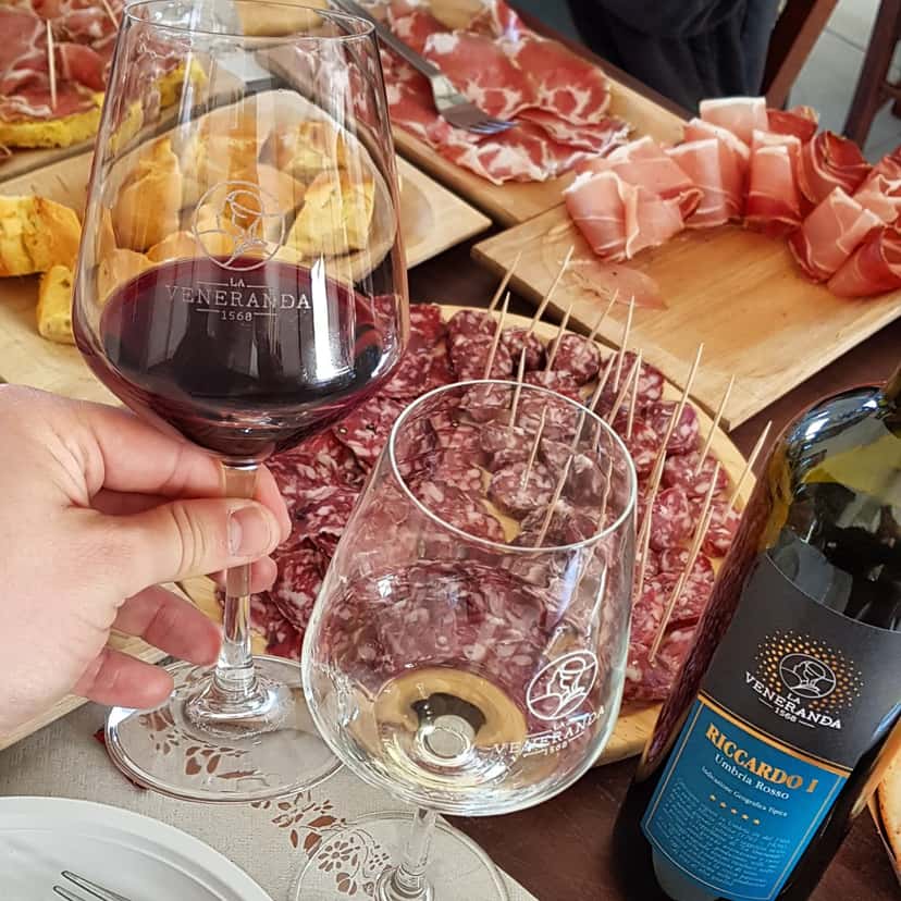 Visite et dégustation de vins rouges à La Veneranda