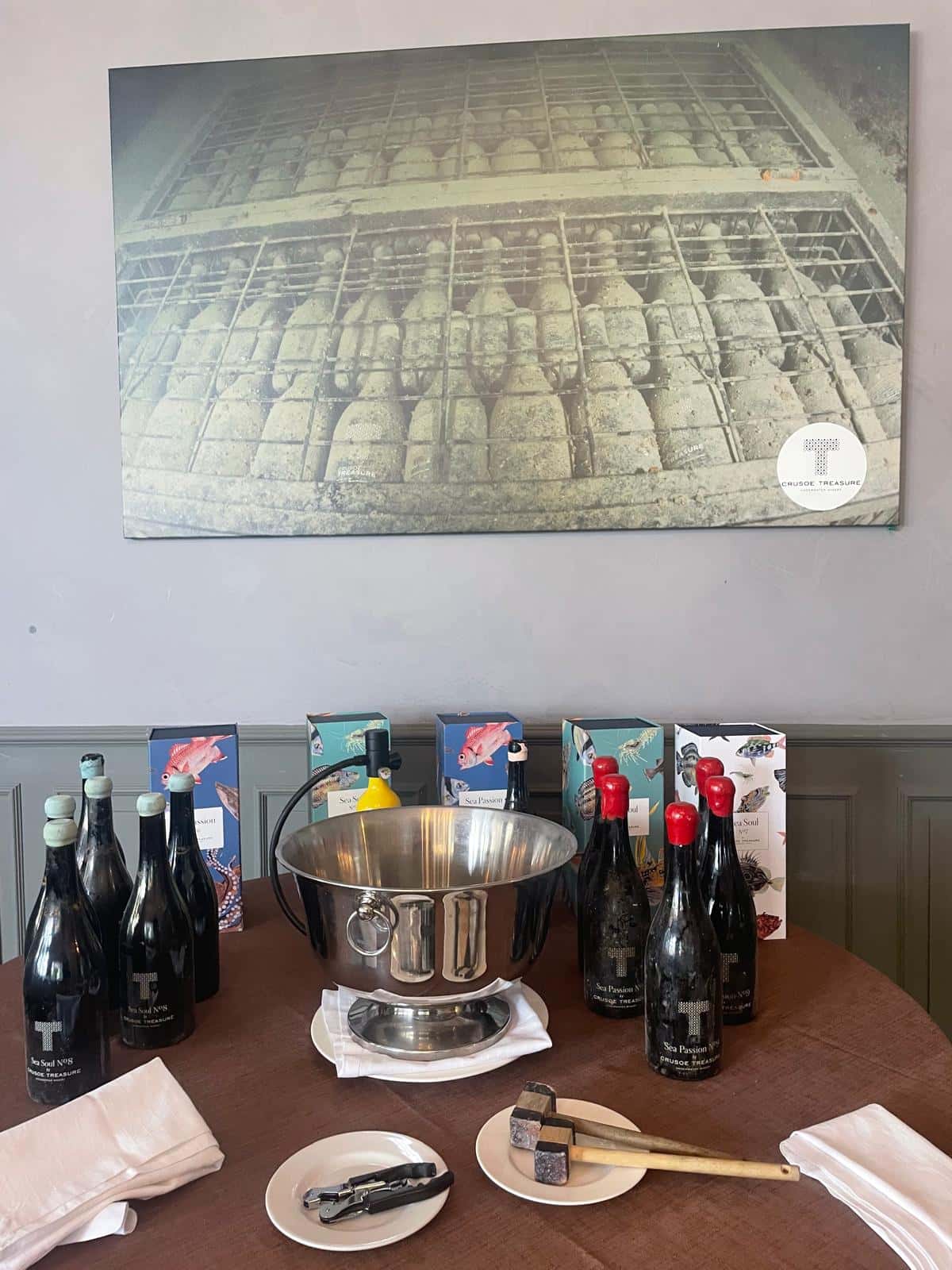 Unique Tasting Experience at Crusoe Underwater Winery