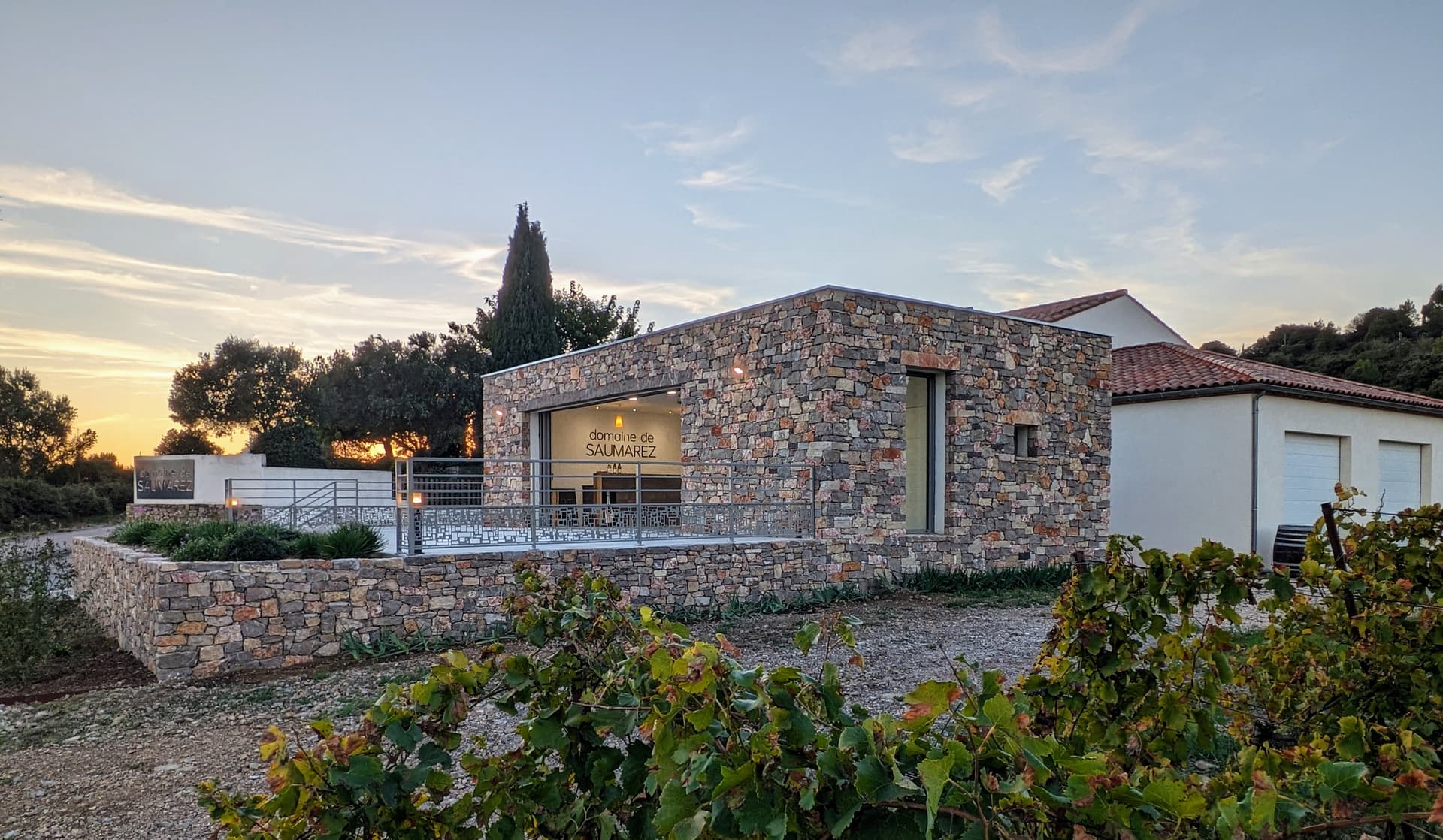 Weinprobe und Führung im Domaine De Saumarez