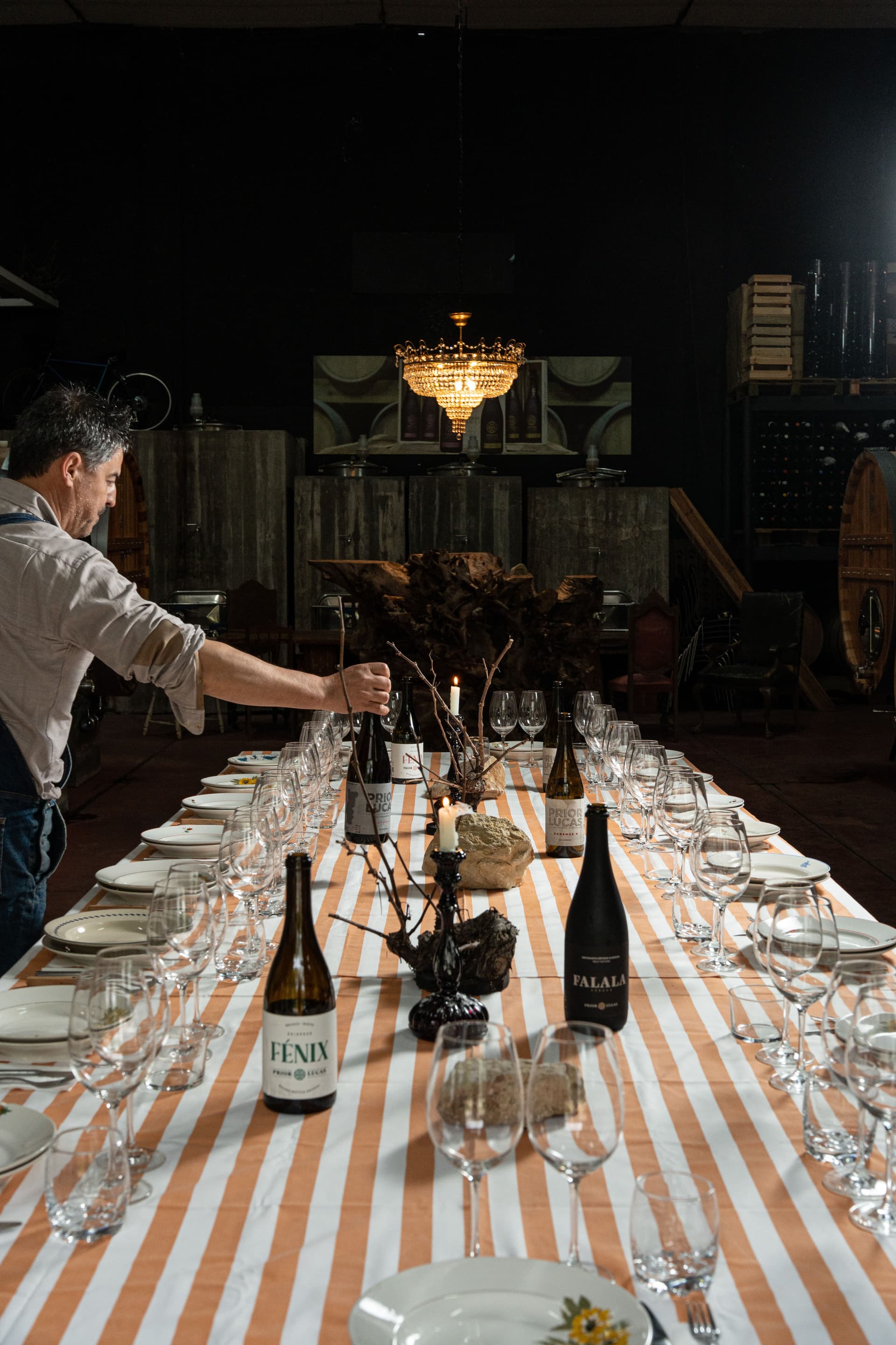 Abendessen im Centenary Vineyard | Prior Lucas Wines
