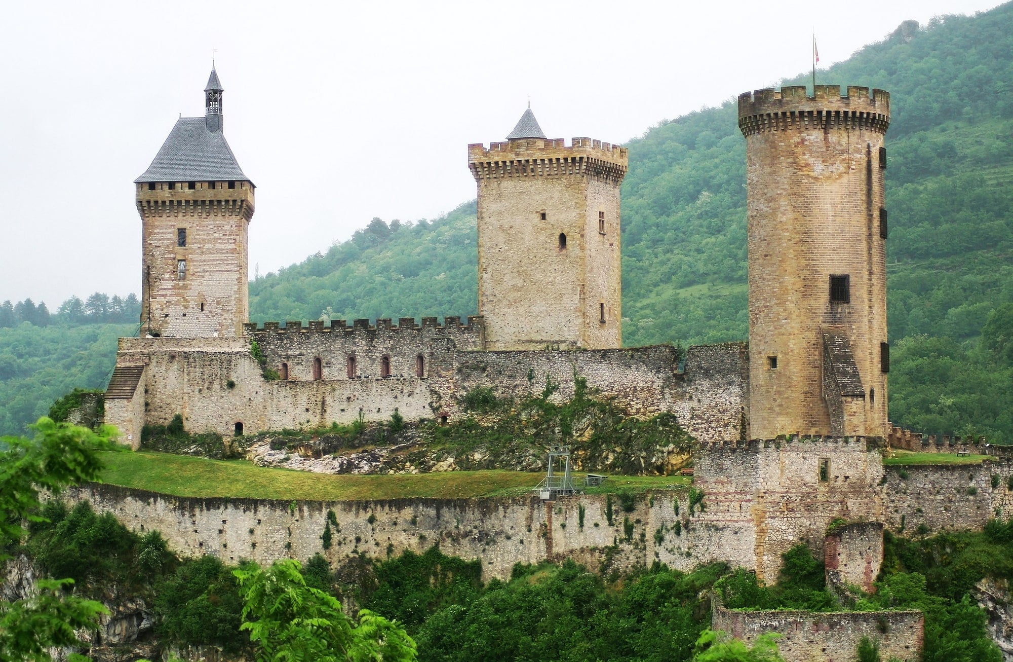 Castello di Foix, regione vinicola del sud-ovest della Francia