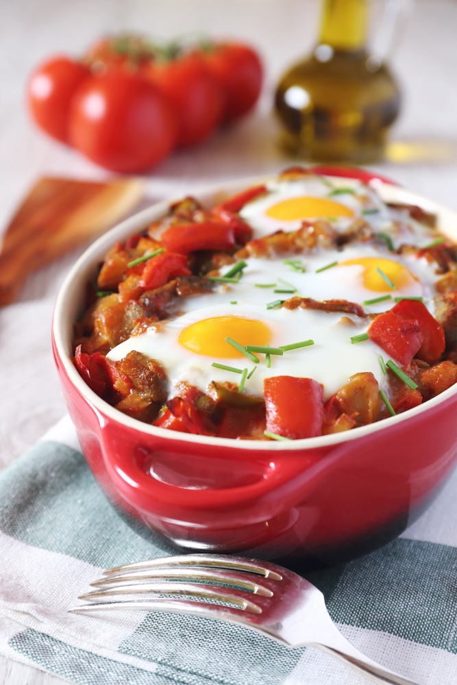 Ratatouille con uova