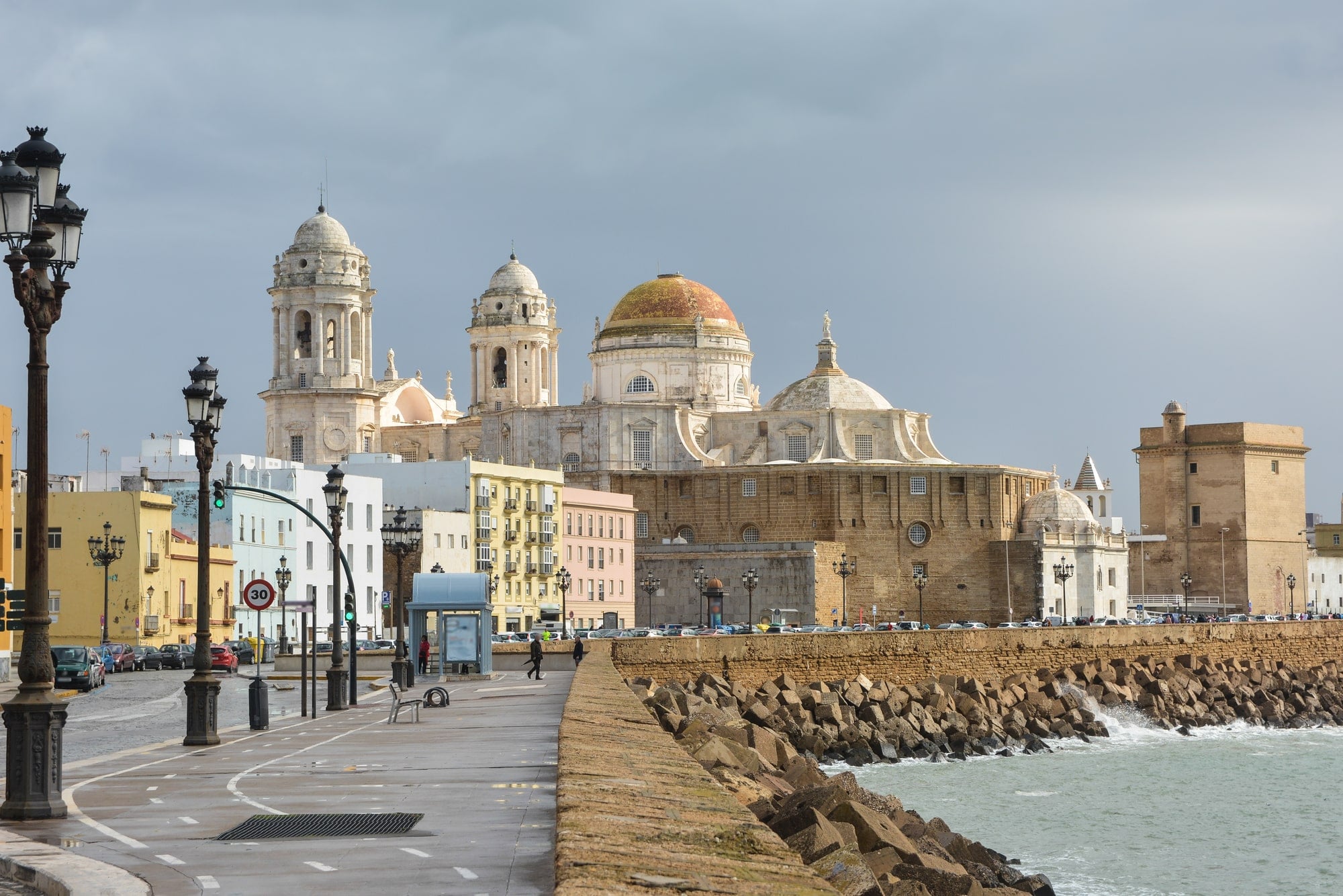 Must visit places in Spain - Cathedral of Holy Cross in Cadiz, Spain