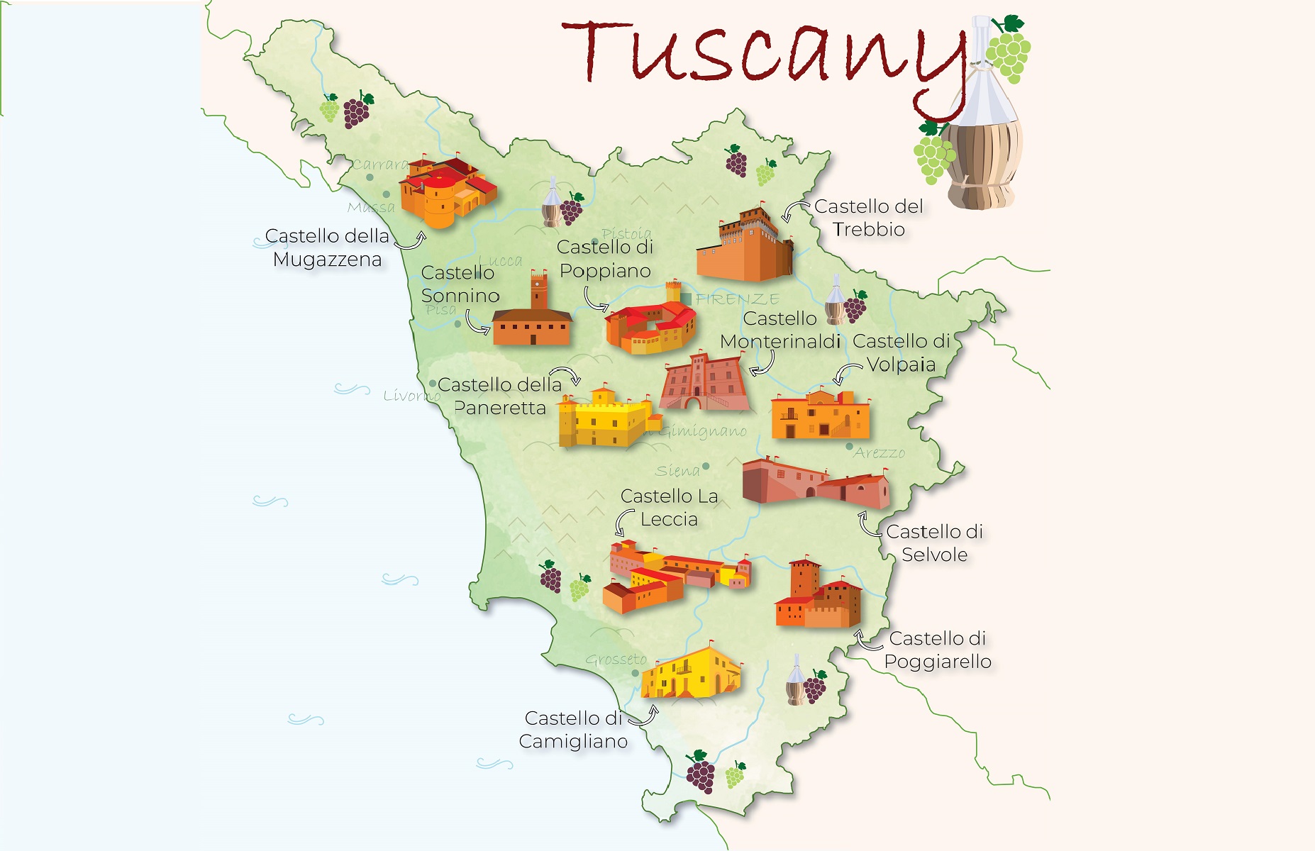 Tuscany Tourist Map 60 Photos Arptravels Tuscany Tourist Map 60 Photos Arptravels