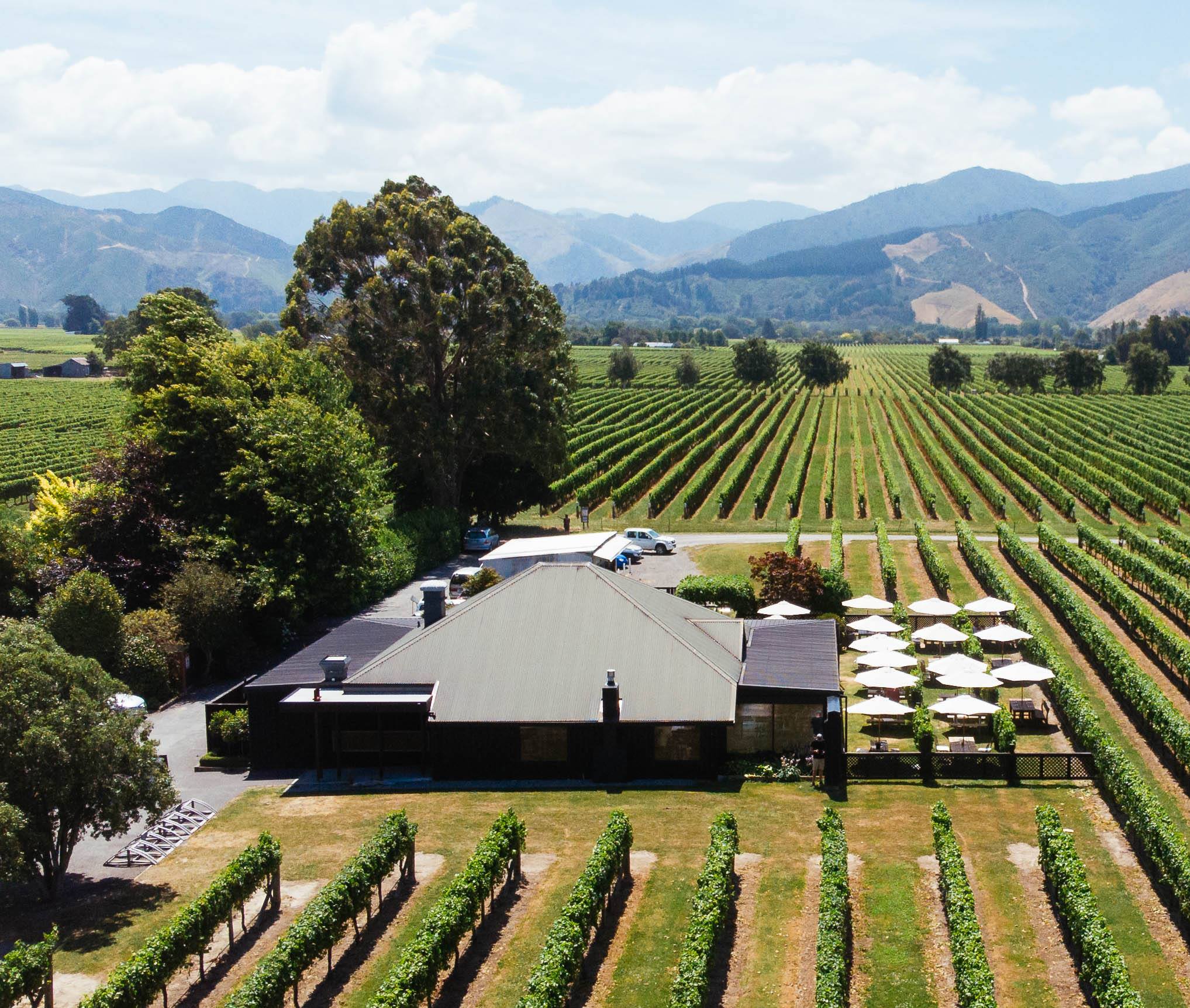 Saint Clair Family Estate - aerial view of estates