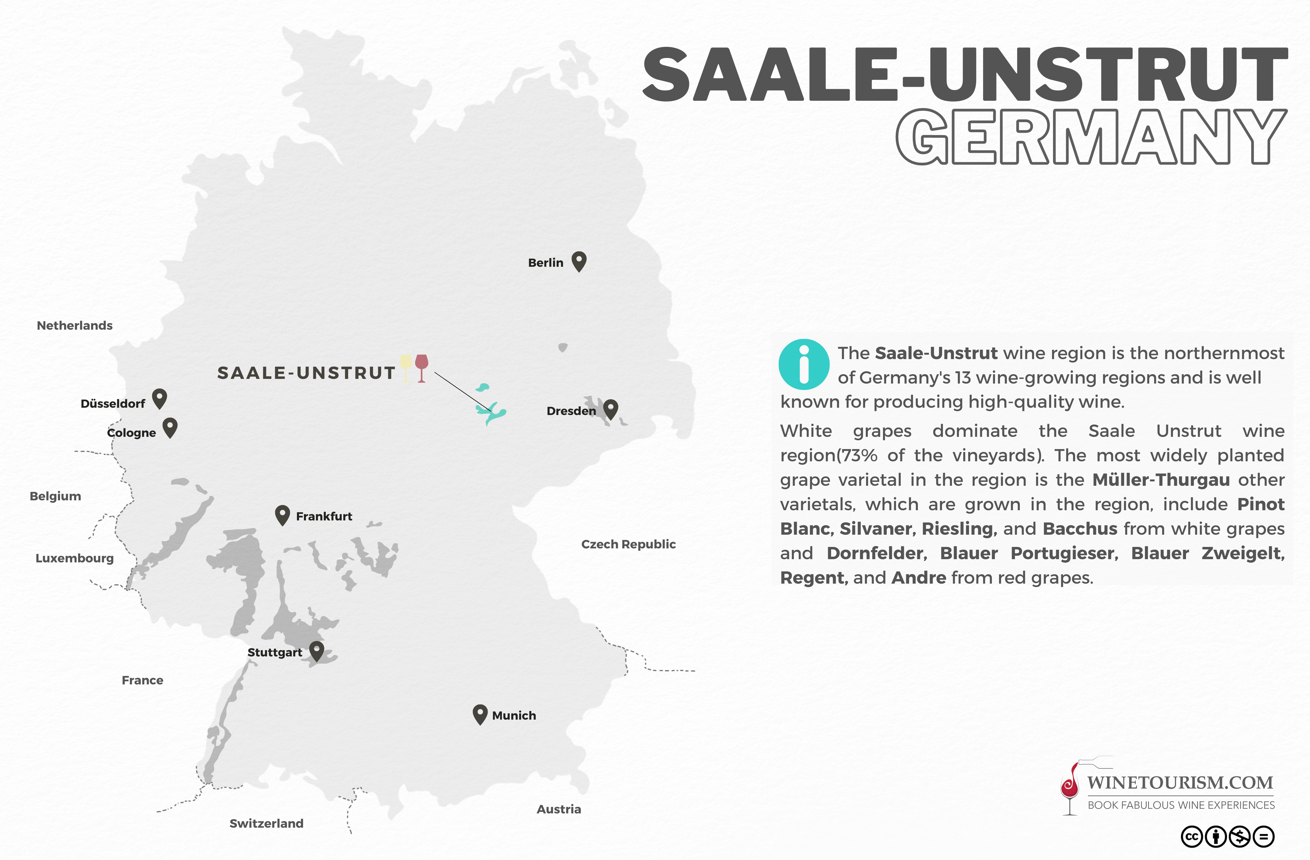 Carte des vins de Saale-Unstrut