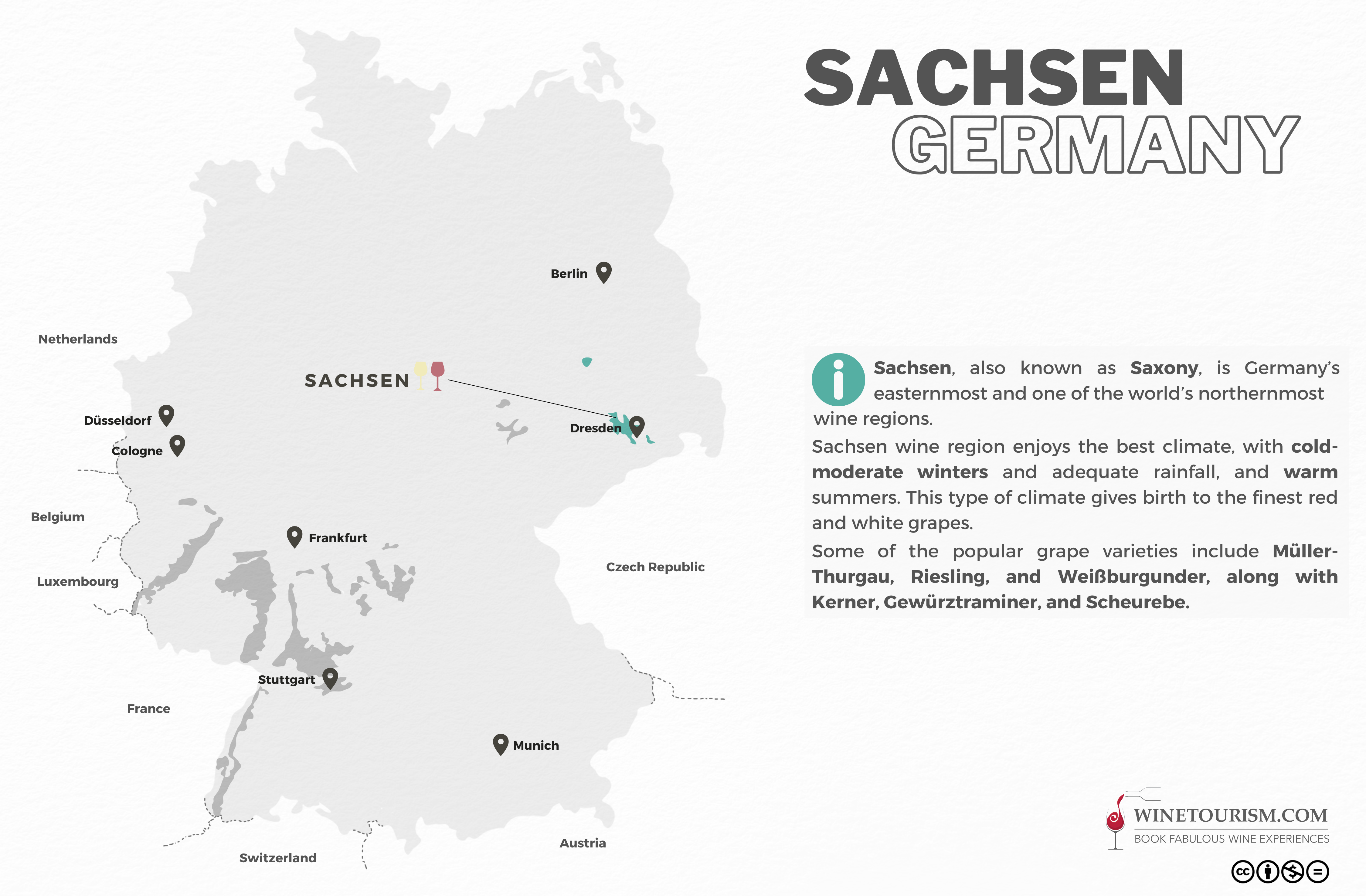 Carte des vins de Saxe