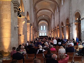 In Basilica Of Eberbach Abbey Before Opening Of RMF Opening Concert
